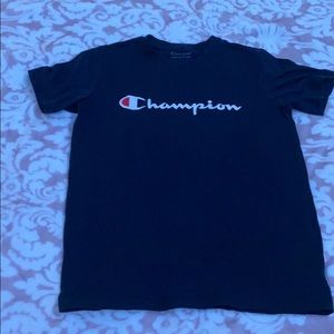 Kids navy blue champion t shirt